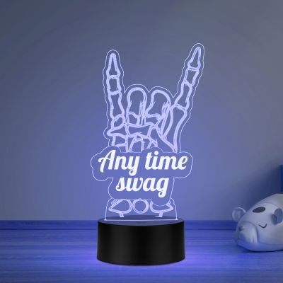 Any time Swag Night lamp for Home Decor